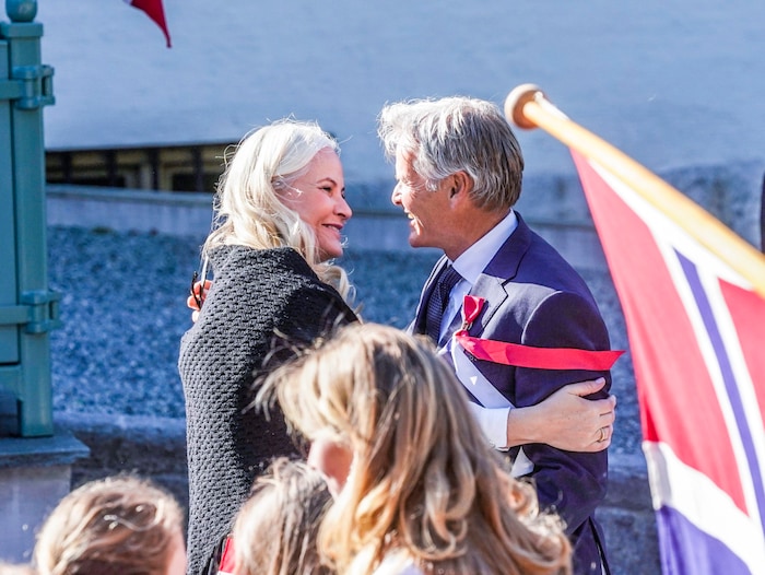 Königin Mette-Marit mit ihrem Bruder Espen Høiby im Jahr 2023