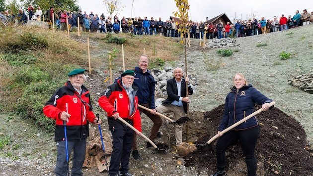 Ein wichtiges Etappenziel wurde beim Bau des Hochwasserschutzprojekts erreicht.