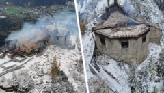 Nach dem verheerenden Brand ist von dem beliebten Ausflugsziel nur mehr eine Ruine übrig.