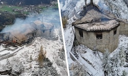 Nach dem verheerenden Brand ist von dem beliebten Ausflugsziel nur mehr eine Ruine übrig.
