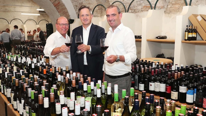 Johannes Schmuckenschlager (Mitte) und Herbert Oschep (rechts) servieren der Politik eine ...