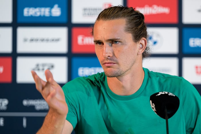 Alexander Zverev stellte sich den Fragen der Journalisten in Wien.