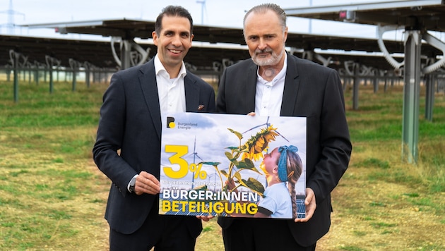 Sharma und Doskozil präsentierten das neue Beteiligungsmodell für Bürger.