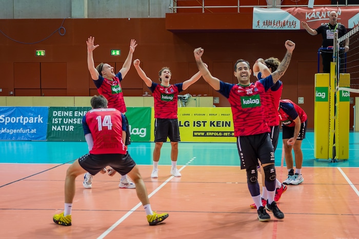 Das erste Saison-Heimspiel gegen Sokol/Post Wien gewann VBK Klagenfurt mit 3:2.
