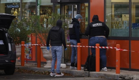 Akribisch untersuchte die Polizei den Tatort.