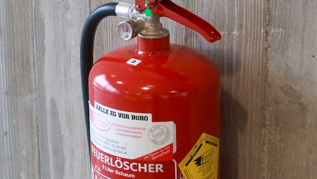 Wo ist ein Feuerlöscher und wie ist die Handhabung? Oft wissen das in einer Firma die wenigsten.