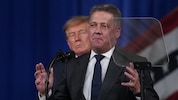 Audi-Chef Gernot Döllner bei einer Wahlveranstaltung von US-Präsident Donald Trump