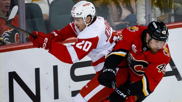 Detroit musste sich Calgary geschlagen geben.