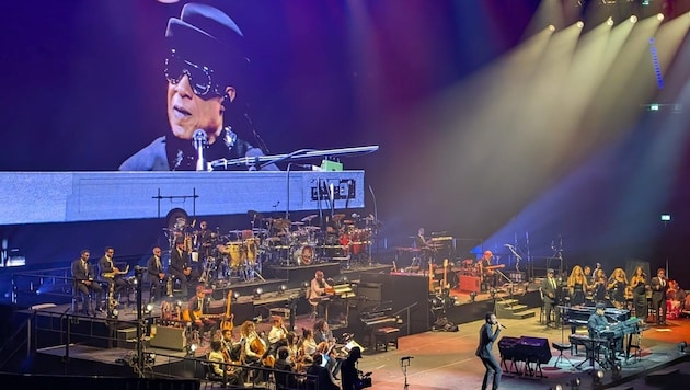 Ein Abend, den alle Beteiligten niemals vergessen werden: Stevie Wonder präsentierte sein Album ...