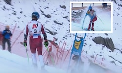 Marco Schwarz verpasste ein Tor schon nach 12 Sekunden.