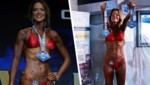 Martina Reuter nahm an ihrem allerersten Bodybuilding-Wettbewerb in den USA teil und freut sich ...