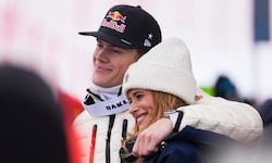 Lucas Pinheiro Braathen und Isadora Cruz durften in Sölden gemeinsam jubeln. 