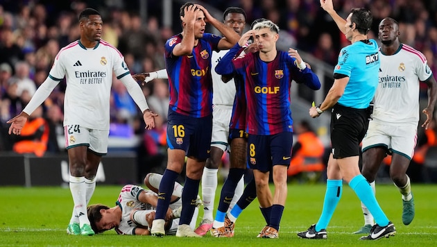 Barça is at a loss—no wonder after a crushing defeat in the “Clasico.”