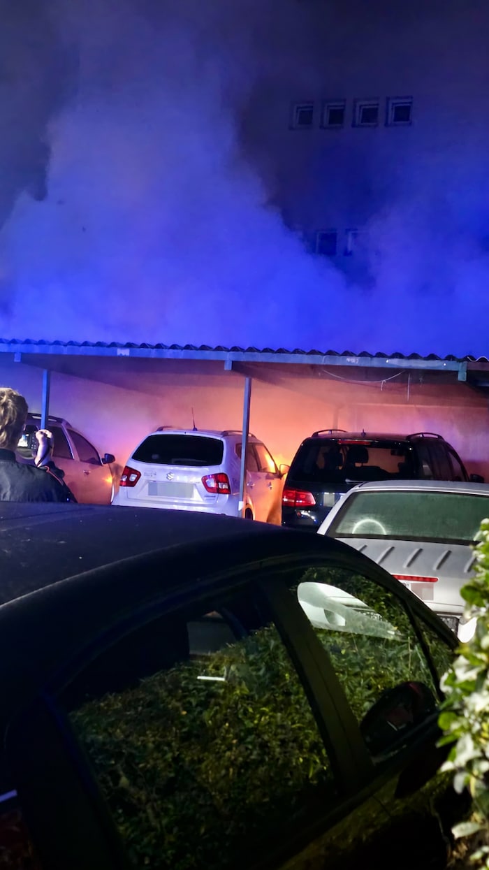 Drei Autos waren betroffen.