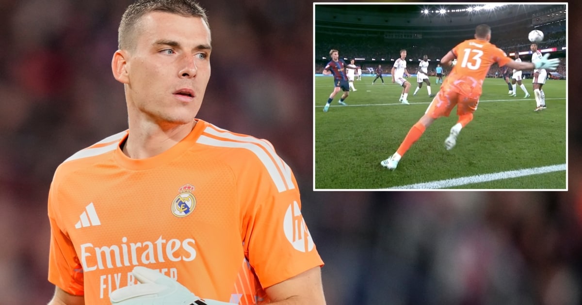 A cserepadról verekedte magát Clásico-hőssé Andriy Lunin