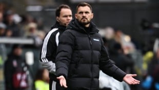 Sturm-Trainer Fabio Ingolitsch hatte seine Emotionen nicht unter Kontrolle.