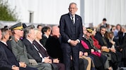 Van der Bellen bei der Angelobung der Rekruten am Heldenplatz am Nationalfeiertag