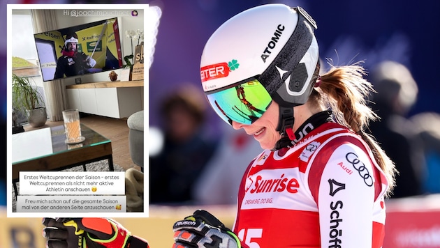 Neue Erfahrung für die ehemalige Top-Skirennläuferin!