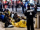 Halloween 2022 in Linz: Die Chaoten wurden eingekesselt, es gab neun Festnahmen