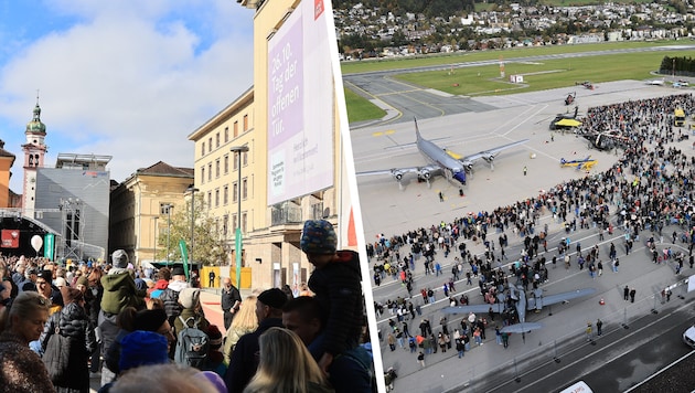 Zwei Feste, viele Einblicke: Landhausplatz in Innsbruck und das Flughafenfest
