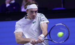 Lukas Neumayer hatte wie zu erwarten gegen den Weltranglisten-16. Jakob Mensik nichts zu holen, ...