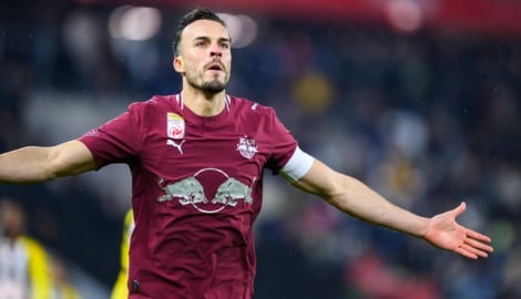 Haris Tabaković ist nach seinen drei Treffern gegen den LASK in aller Munde. 