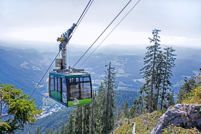 Den dritten Platz heimste die niederösterreichische Rax-Seilbahn ein.