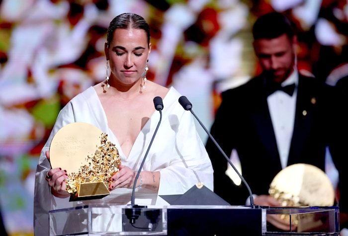 Cata Coll was named Best Female Goalkeeper