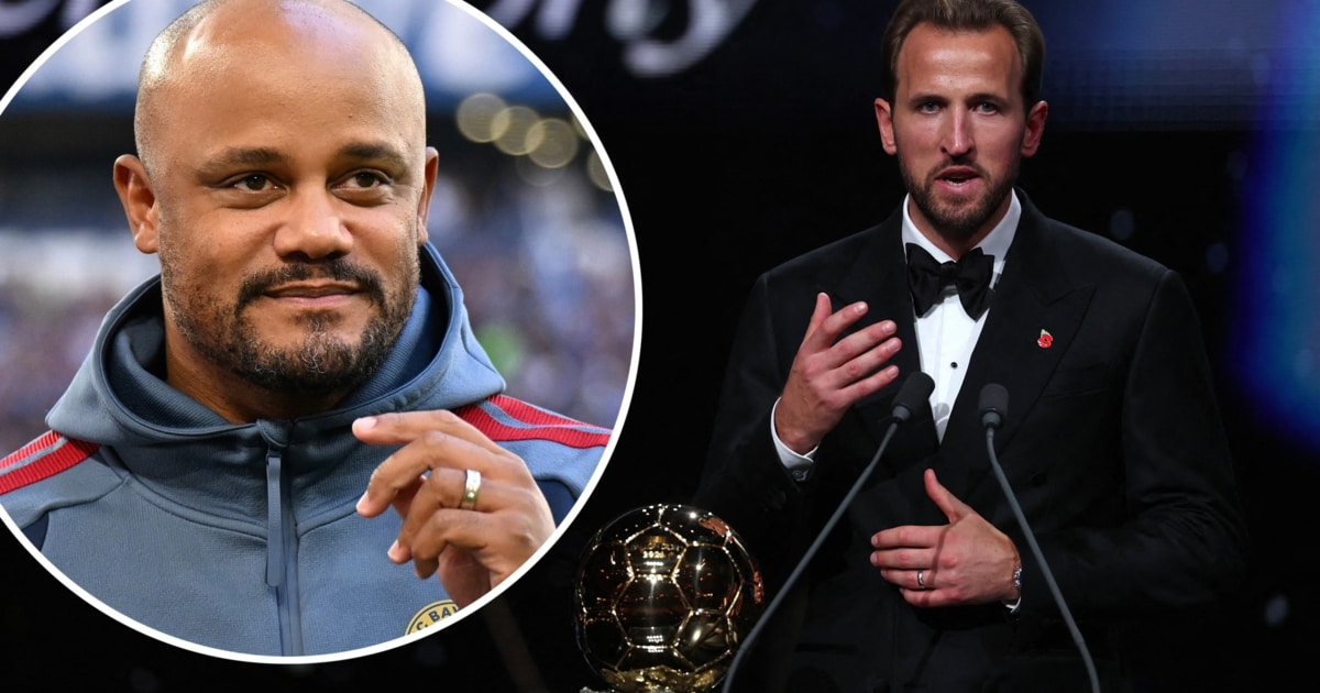 Harry Kane elképesztő elismerése: Megható szavak a kórházban fekvő Kompanyhoz a Ballon d’Or átvételekor
