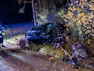 Beim Aufprall wurde der Motor aus dem Fahrzeug gerissen.