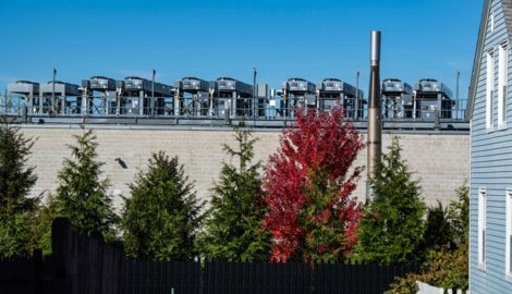Inmitten eines Bostoner Vororts sorgt dieses Rechenzentrum für Unmut.