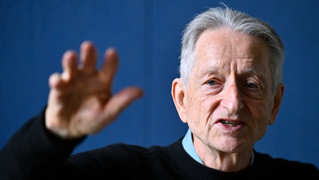 Der Physik-Nobelpreisträger und KI-Pionier Geoffrey Hinton