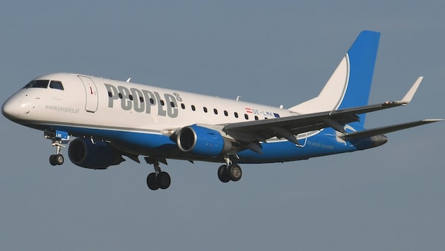 Die Embraer 170 wird nicht mehr für die Linie People‘s abheben.