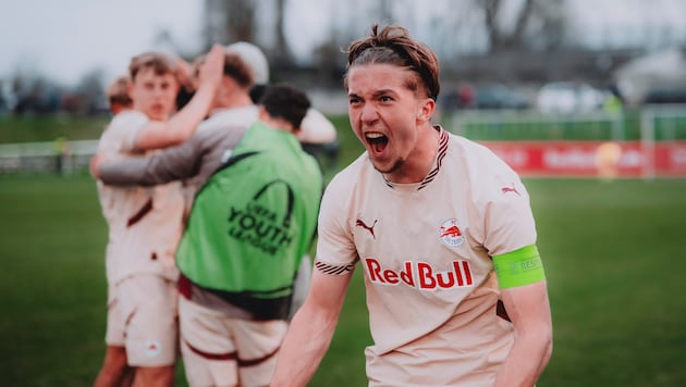 Jannik Schuster war in der Saison 2024/25 einer der Leistungsträger Salzburgs.