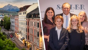 Die Familie Sailer und ihr schmuckes Haus heute. 365 Tage im Jahr hat das Restaurant offen. Das ...