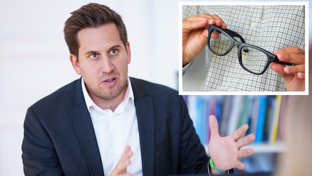 KI-Staatssekretär Pröll will die Nutzung von „Smart Glasses“ einschränken.