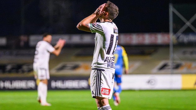 Donis Avdijaj can’t believe it—his WAC has been knocked out of the ÖFB Cup by a second-division ...