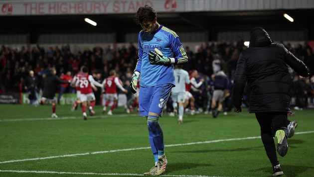 Während Fleetwood Town feiert, ist der Frust bei Arsenal riesengroß.