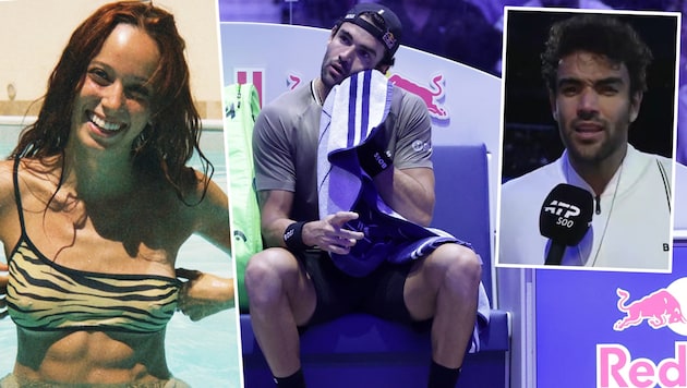 Kam Matteo Berrettini bei einer Frage über Lorenzo Musetti auch seine Ex Vanessa Bellini in den ...