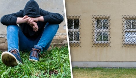 Ein Haus wurde umgebaut und mit vergitterten Fenstern ausgestattet. (Symbolbild)