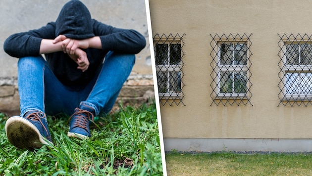 Ein Haus wurde umgebaut und mit vergitterten Fenstern ausgestattet. (Symbolbild)