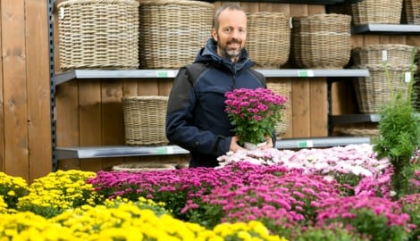 Alexander Angeloff ist Obmann der Vorarlberger Gärtner. Das Familienunternehmen Angeloff in ...