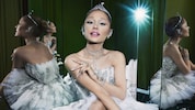 Ariana Grande verwandelt sich für die Weihnachts-Kampagne von Swarovski unter anderem in eine ...