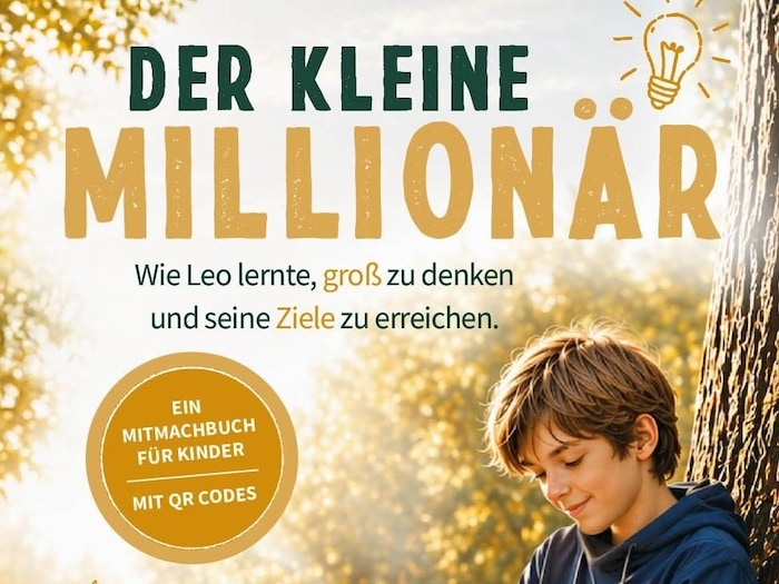 Das Buch „Der kleine Millionär“ soll Kindern lernen, ihre Ziele zu verfolgen.