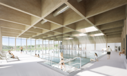 Rund 27 Millionen Euro soll das Hallenbad in Seekirchen neben der Sportanlage kosten