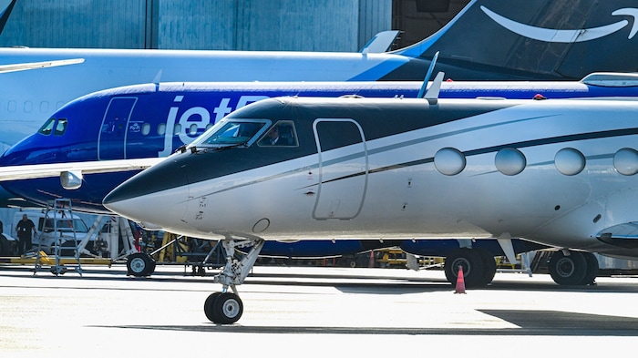 In diesem Flugzeug flüchtete Bolsonaro die USA.