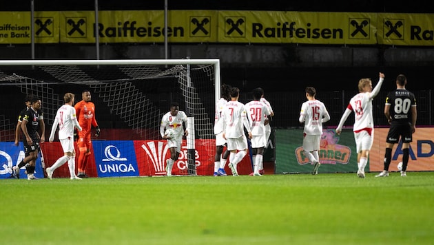 Salzburg leads in Bregenz.