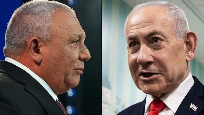 Benjamin Netanyahu und Herausforderer Gadi Eisenkot ringen um die Macht: Nach den Wahlen in ...