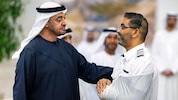 Scheich Mohammed bin Zayed Al Nahyan würdigte den Einsatz des indischen Pilotens während des ...