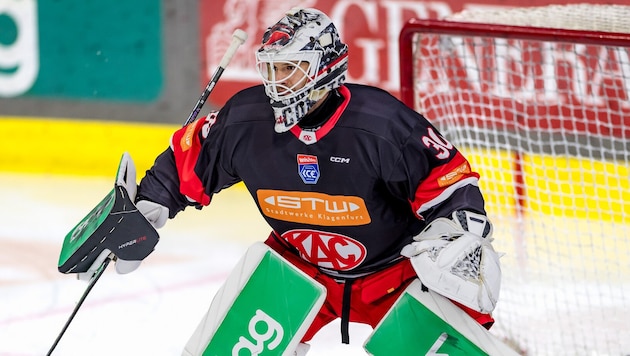 KAC-Keeper Mareks Mitens signierte bis 2. November in Klagenfurt.